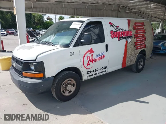 ✅ 2007 Chevrolet Express Cargo • VIN: 1GCGG25V971123956 • Lot: 43280610. Listed on IAAI with 191,608 mi. Free auction sales archive from the USA and detailed vehicle history report at DreamBid. Image 2.
