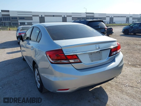 ✅ 2014 Honda Civic LX • VIN: 2HGFB2F56EH520307 • Lot: 44686758. Wystawiony na IAAI z przebiegiem 266 234 mil. Bezpłatny archiwum sprzedaży aukcyjnych z USA i szczegółowy raport historii pojazdu na DreamBid. Zdjęcie 3.