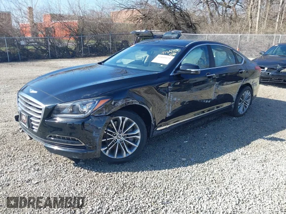 ✅ 2016 Hyundai Genesis 3.8L • VIN: KMHGN4JE7GU125254 • Lot: 41849573. Wystawiony na IAAI z przebiegiem 89 894 mil. Bezpłatny archiwum sprzedaży aukcyjnych z USA i szczegółowy raport historii pojazdu na DreamBid. Zdjęcie 2.