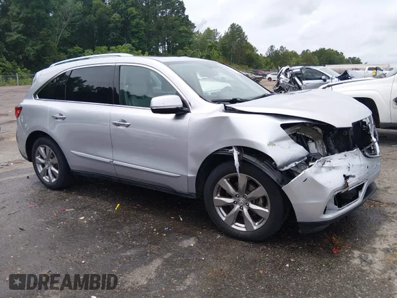 ✅ 2014 Acura MDX Advance • VIN: 5FRYD3H82EB013875 • Lot: 45193443. Listed on IAAI with 259,367 mi. Free auction sales archive from the USA and detailed vehicle history report at DreamBid. Image 1.
