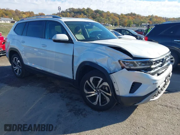 ✅ 2023 Volkswagen Atlas SEL • VIN: 1V2BR2CA8PC513275 • Lot: 43641693. Wystawiony na IAAI z przebiegiem 48 572 mil. Bezpłatny archiwum sprzedaży aukcyjnych z USA i szczegółowy raport historii pojazdu na DreamBid. Zdjęcie 1.