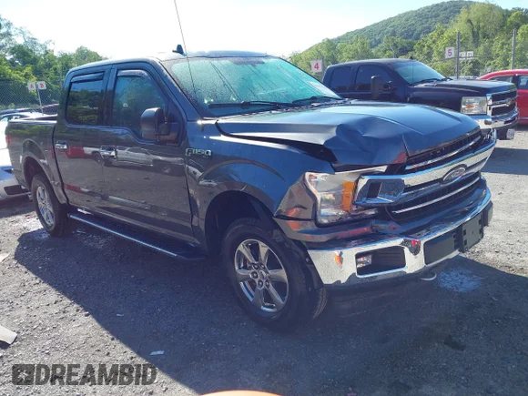✅ 2018 Ford F-150 Lariat • VIN: 1FTEW1E51JFA58065 • Lot: 45263186. Listed on IAAI with 108,121 mi. Free auction sales archive from the USA and detailed vehicle history report at DreamBid. Image 1.