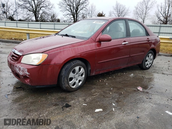 ✅ 2006 Kia Spectra EX • VIN: KNAFE121X65365155 • Lot: 40038434. Wystawiony na Copart z przebiegiem 203 347 mil. Bezpłatny archiwum sprzedaży aukcyjnych z USA i szczegółowy raport historii pojazdu na DreamBid. Zdjęcie 1.