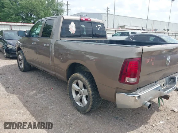 ✅ 2010 Dodge 1500 SLT • VIN: 1D7RB1GP3AS109297 • Лот: 44839883. Опубліковано раніше на IAAI з пробігом 466 981 миль. Безкоштовний доступ до архіву аукціонних продажів зі США та докладний звіт про історію автомобіля на DreamBid. Зображення 3.