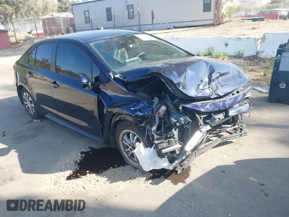 ✅ 2022 Toyota Corolla Hybrid LE • VIN: JTDEAMDE3NJ060954 • Lot: 45397020. Listed on IAAI with 96,603 mi. Free auction sales archive from the USA and detailed vehicle history report at DreamBid. Image 1.