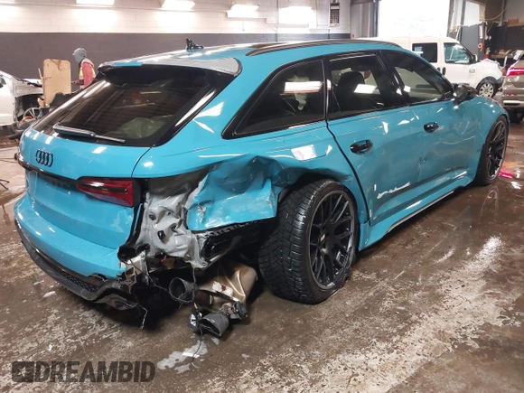 ✅ 2021 Audi RS 6 • VIN: WUA1CBF22MN901317 • Лот: 44414870. Опубліковано раніше на IAAI з пробігом 43 403 миль. Безкоштовний доступ до архіву аукціонних продажів зі США та докладний звіт про історію автомобіля на DreamBid. Зображення 4.