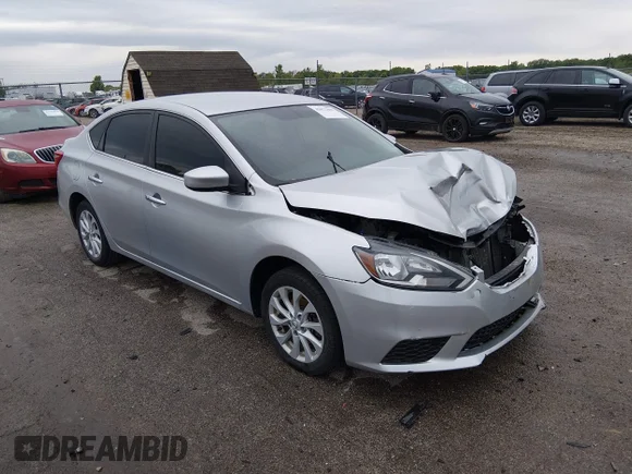 ✅ 2019 Nissan Sentra SV • VIN: 3N1AB7AP7KY281504 • Lot: 45077035. Wystawiony na IAAI z przebiegiem 62 726 mil. Bezpłatny archiwum sprzedaży aukcyjnych z USA i szczegółowy raport historii pojazdu na DreamBid. Zdjęcie 1.