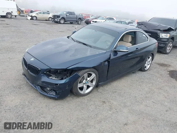 ✅ 2017 BMW 2 Series 230i xDrive • VIN: WBA2H9C31HV642170 • Lot: 43375738. Listed on IAAI with 98,992 mi. Free auction sales archive from the USA and detailed vehicle history report at DreamBid. Image 2.