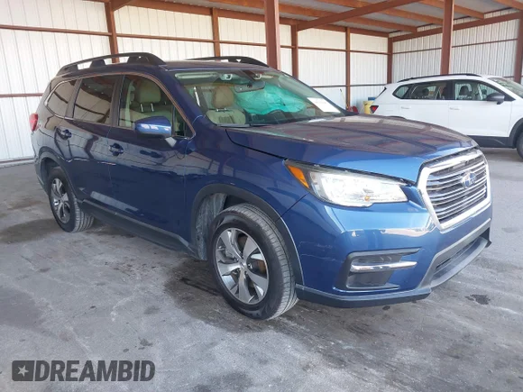 ✅ 2019 Subaru Ascent Premium • VIN: 4S4WMACD8K3469904 • Лот: 44166605. Опубліковано раніше на IAAI з пробігом 52 967 миль. Безкоштовний доступ до архіву аукціонних продажів зі США та докладний звіт про історію автомобіля на DreamBid. Зображення 1.