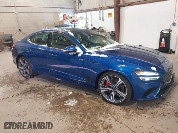 ✅ 2024 Genesis G70 Sport Advanced • VIN: KMTG54SE5RU136776 • Лот: 41311788. Опубліковано раніше на IAAI з пробігом 17 097 миль. Безкоштовний доступ до архіву аукціонних продажів зі США та докладний звіт про історію автомобіля на DreamBid. Зображення 1.