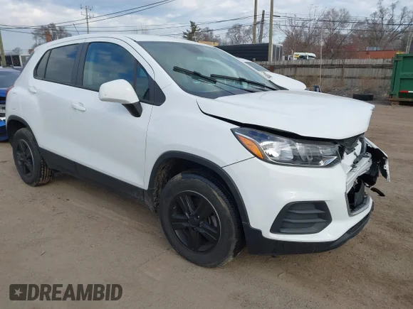 ✅ 2022 Chevrolet Trax LS • VIN: KL7CJNSMXNB515457 • Lot: 44646062. Listed on IAAI with 28,476 mi. Free auction sales archive from the USA and detailed vehicle history report at DreamBid. Image 1.