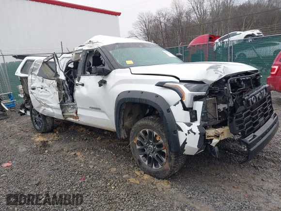 ✅ 2023 Toyota Tundra Limited • VIN: 5TFJA5DA0PX070813 • Lot: 43742035. Wystawiony na IAAI z przebiegiem 114 994 mil. Bezpłatny archiwum sprzedaży aukcyjnych z USA i szczegółowy raport historii pojazdu na DreamBid. Zdjęcie 1.