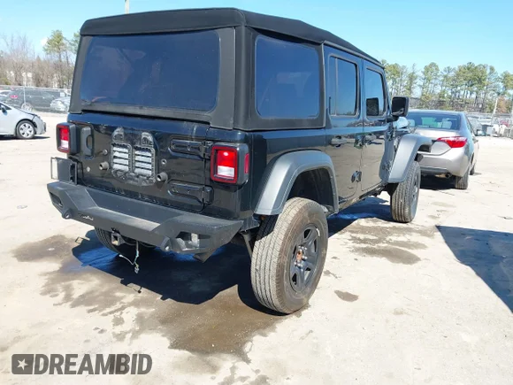 ✅ 2018 Jeep Wrangler Unlimited Sport S • VIN: 1C4HJXDG6JW157398 • Lot: 44547965. Wystawiony na IAAI z przebiegiem 61 727 mil. Bezpłatny archiwum sprzedaży aukcyjnych z USA i szczegółowy raport historii pojazdu na DreamBid. Zdjęcie 4.