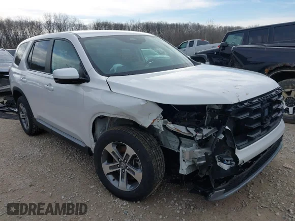 ✅ 2023 Honda Pilot EX-L • VIN: 5FNYG1H52PB048700 • Лот: 44641600. Опубліковано раніше на IAAI з пробігом 38 937 миль. Безкоштовний доступ до архіву аукціонних продажів зі США та докладний звіт про історію автомобіля на DreamBid. Зображення 1.