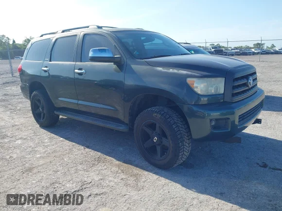 ✅ 2008 Toyota Sequoia Limited • VIN: 5TDZY68A98S011667 • Lot: 44893468. Listed on IAAI with 182,395 mi. Free auction sales archive from the USA and detailed vehicle history report at DreamBid. Image 1.