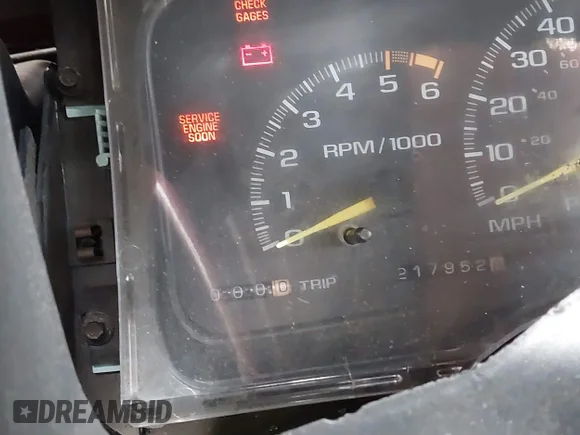 ✅ 1996 GMC Sierra 1500 • VIN: 1GTEK14R0TZ543914 • Лот: 41392754. Опубліковано раніше на IAAI з пробігом 217 952 миль. Безкоштовний доступ до архіву аукціонних продажів зі США та докладний звіт про історію автомобіля на DreamBid. Зображення 7.
