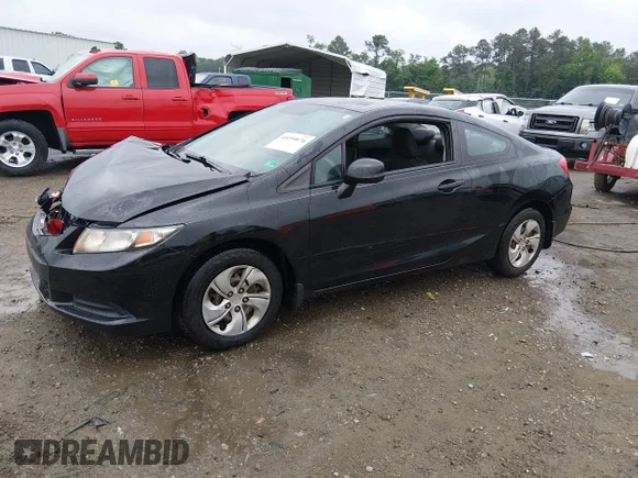 ✅ 2013 Honda Civic LX • VIN: 2HGFG3B5XDH506843 • Lot: 45199076. Listed on IAAI with 171,628 mi. Free auction sales archive from the USA and detailed vehicle history report at DreamBid. Image 2.