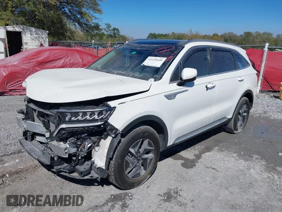 ✅ 2021 Kia Sorento EX • VIN: KNDRH4LG6M5045047 • Lot: 43225640. Wystawiony na IAAI z przebiegiem 52 452 mil. Bezpłatny archiwum sprzedaży aukcyjnych z USA i szczegółowy raport historii pojazdu na DreamBid. Zdjęcie 2.