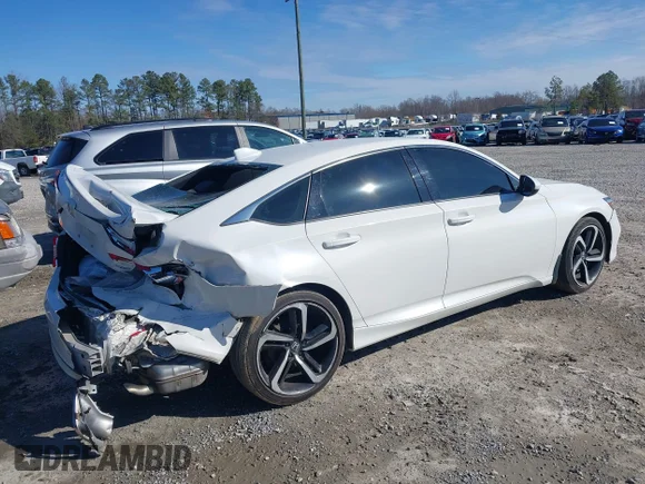 ✅ 2019 Honda Accord Sport • VIN: 1HGCV1F31KA110933 • Lot: 44638809. Wystawiony na IAAI z przebiegiem 118 887 mil. Bezpłatny archiwum sprzedaży aukcyjnych z USA i szczegółowy raport historii pojazdu na DreamBid. Zdjęcie 4.