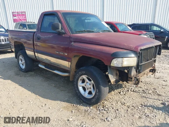 ✅ 2001 Dodge 1500 • VIN: 1B7HF16Z31S656440 • Lot: 43236346. Listed on IAAI with 279,765 mi. Free auction sales archive from the USA and detailed vehicle history report at DreamBid. Image 1.