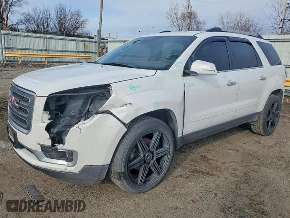 ✅ 2017 GMC Acadia Limited • VIN: 1GKKRSKD9HJ247232 • Lot: 46214646. Listed on Copart with 164,232 mi. Free auction sales archive from the USA and detailed vehicle history report at DreamBid. Image 1.