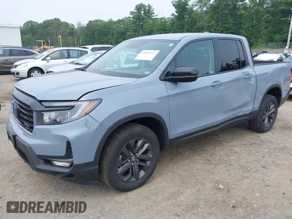 ✅ 2023 Honda Ridgeline Sport • VIN: 5FPYK3F1XPB046615 • Лот: 42893712. Опубликован ранее на IAAI с пробегом 20 719 миль. Бесплатный доступ к архиву аукционных продаж из США и подробный отчёт об истории автомобиля на DreamBid. Изображение 2.