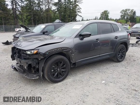 ✅ 2025 Mazda CX-50 S Preferred • VIN: 7MMVABBM3SN321678 • Лот: 45022906. Опубліковано раніше на IAAI з пробігом 6 246 миль. Безкоштовний доступ до архіву аукціонних продажів зі США та докладний звіт про історію автомобіля на DreamBid. Зображення 2.