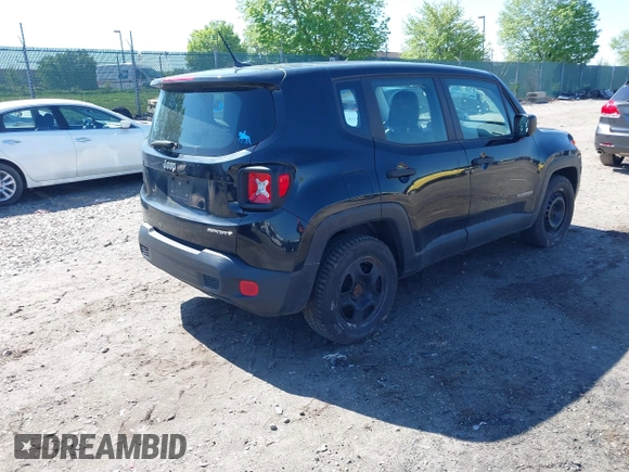 ✅ 2017 Jeep Renegade Sport • VIN: ZACCJAAB7HPE66904 • Lot: 44953603. Wystawiony na IAAI z przebiegiem Nie podano. Bezpłatny archiwum sprzedaży aukcyjnych z USA i szczegółowy raport historii pojazdu na DreamBid. Zdjęcie 4.