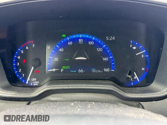 ✅ 2022 Toyota Corolla Hybrid LE • VIN: JTDEAMDE3NJ049985 • Lot: 54731036. Wystawiony na Copart z przebiegiem 187 276 mil. Bezpłatny archiwum sprzedaży aukcyjnych z USA i szczegółowy raport historii pojazdu na DreamBid. Zdjęcie 8.