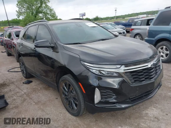 ✅ 2022 Chevrolet Equinox RS • VIN: 2GNAXWEV9N6152663 • Lot: 44896764. Wystawiony na IAAI z przebiegiem 78 935 mil. Bezpłatny archiwum sprzedaży aukcyjnych z USA i szczegółowy raport historii pojazdu na DreamBid. Zdjęcie 1.