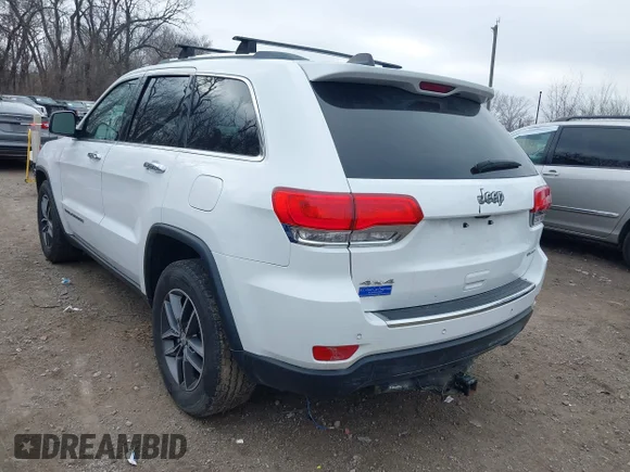 ✅ 2018 Jeep Grand Cherokee Limited • VIN: 1C4RJFBG1JC410002 • Лот: 44086456. Опубликован ранее на IAAI с пробегом 180 288 миль. Бесплатный доступ к архиву аукционных продаж из США и подробный отчёт об истории автомобиля на DreamBid. Изображение 3.