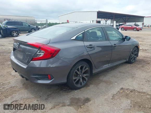✅ 2019 Honda Civic Sport • VIN: 2HGFC2F87KH563413 • Лот: 44998230. Опубликован ранее на IAAI с пробегом 118 549 миль. Бесплатный доступ к архиву аукционных продаж из США и подробный отчёт об истории автомобиля на DreamBid. Изображение 4.