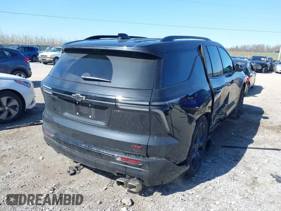 ✅ 2024 Chevrolet Traverse AWD RS • VIN: 1GNEVLKSXRJ204147 • Lot: 41998829. Listed on IAAI with 20,058 mi. Free auction sales archive from the USA and detailed vehicle history report at DreamBid. Image 4.