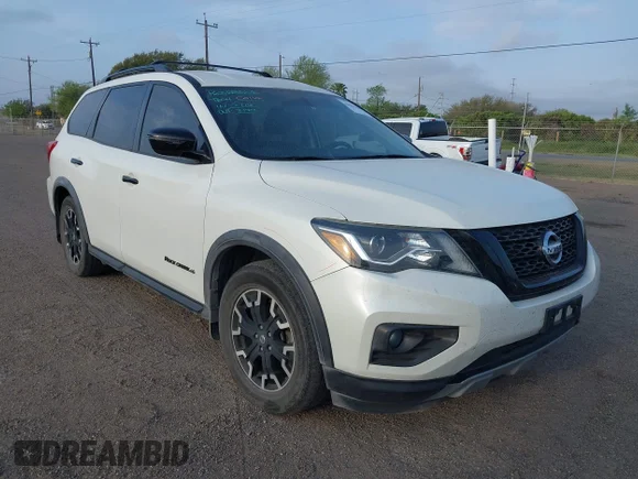 ✅ 2019 Nissan Pathfinder SV • VIN: 5N1DR2MN5KC655325 • Lot: 44541087. Listed on IAAI with 95,571 mi. Free auction sales archive from the USA and detailed vehicle history report at DreamBid. Image 1.