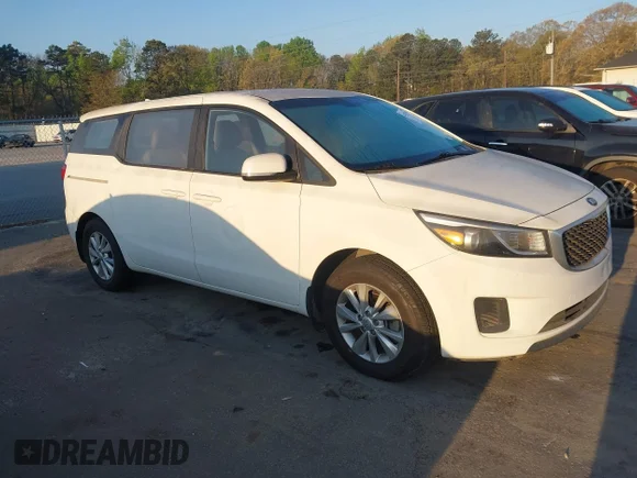 ✅ 2015 Kia Sedona L • VIN: KNDMA5C16F6022140 • Лот: 44718198. Опубліковано раніше на IAAI з пробігом 126 512 миль. Безкоштовний доступ до архіву аукціонних продажів зі США та докладний звіт про історію автомобіля на DreamBid. Зображення 1.