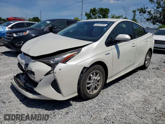 ✅ 2016 Toyota Prius Two Eco • VIN: JTDKARFU8G3512442 • Лот: 52341346. Опубликован ранее на Copart с пробегом 147 508 миль. Бесплатный доступ к архиву аукционных продаж из США и подробный отчёт об истории автомобиля на DreamBid. Изображение 1.