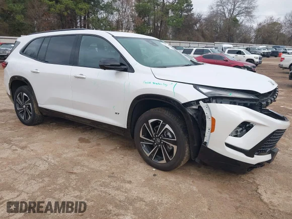 ✅ 2025 Buick Enclave Sport Touring • VIN: 5GAERBRS6SJ122596 • Lot: 44409240. Listed on IAAI with 7,880 mi. Free auction sales archive from the USA and detailed vehicle history report at DreamBid. Image 1.