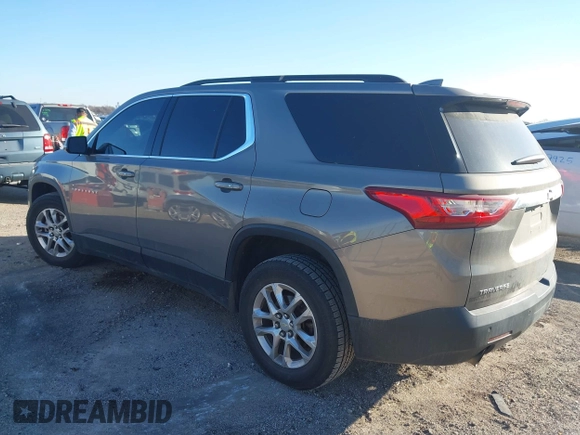 ✅ 2019 Chevrolet Traverse LT Cloth • VIN: 1GNERGKW7KJ148222 • Lot: 44425650. Wystawiony na IAAI z przebiegiem 144 390 mil. Bezpłatny archiwum sprzedaży aukcyjnych z USA i szczegółowy raport historii pojazdu na DreamBid. Zdjęcie 3.