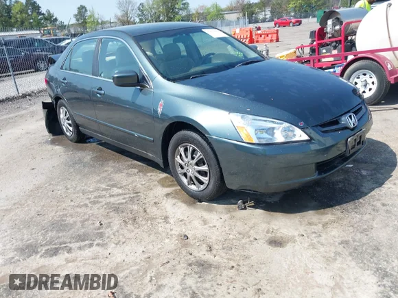 ✅ 2005 Honda Accord LX • VIN: 1HGCM56445A151354 • Lot: 42027064. Listed on IAAI with 211,663 mi. Free auction sales archive from the USA and detailed vehicle history report at DreamBid. Image 1.