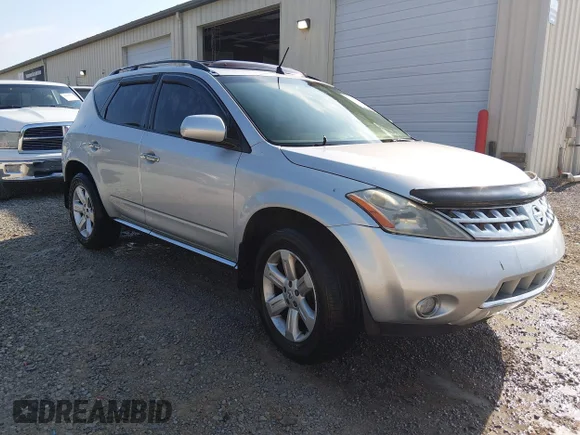 ✅ 2006 Nissan Murano S • VIN: JN8AZ08T26W403724 • Lot: 45577395. Listed on IAAI with 261,026 mi. Free auction sales archive from the USA and detailed vehicle history report at DreamBid. Image 1.