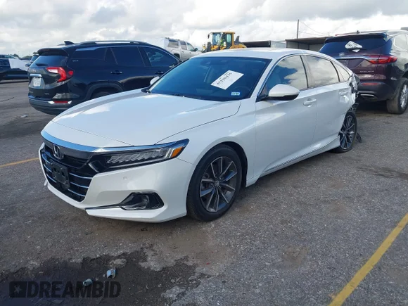 ✅ 2022 Honda Accord EX-L • VIN: 1HGCV1F55NA047213 • Lot: 45190435. Wystawiony na IAAI z przebiegiem 59 245 mil. Bezpłatny archiwum sprzedaży aukcyjnych z USA i szczegółowy raport historii pojazdu na DreamBid. Zdjęcie 2.