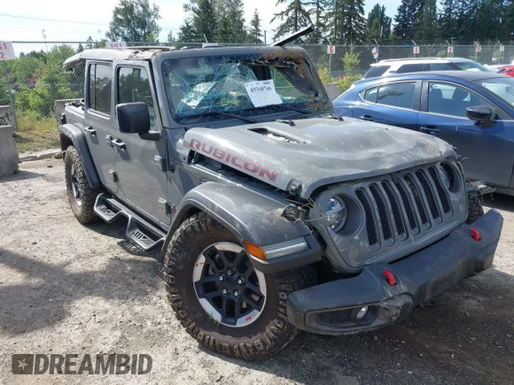 ✅ 2022 Jeep Wrangler Unlimited Rubicon • VIN: 1C4HJXFNXNW176411 • Лот: 45168760. Опубліковано раніше на IAAI з пробігом 34 266 миль. Безкоштовний доступ до архіву аукціонних продажів зі США та докладний звіт про історію автомобіля на DreamBid. Зображення 1.
