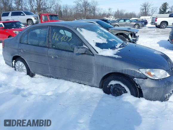 ✅ 2004 Honda Civic LX • VIN: 2HGES16614H624314 • Лот: 44271073. Опубліковано раніше на IAAI з пробігом 101 734 миль. Безкоштовний доступ до архіву аукціонних продажів зі США та докладний звіт про історію автомобіля на DreamBid. Зображення 1.