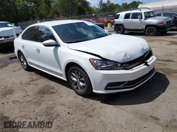 ✅ 2017 Volkswagen Passat S • VIN: 1VWAT7A32HC071673 • Lot: 44760428. Listed on IAAI with 103,906 mi. Free auction sales archive from the USA and detailed vehicle history report at DreamBid. Image 1.
