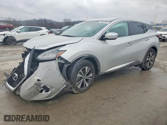 ✅ 2021 Nissan Murano S • VIN: 5N1AZ2AJ8MC110842 • Лот: 77899005. Опубліковано раніше на Copart з пробігом 54 339 миль. Безкоштовний доступ до архіву аукціонних продажів зі США та докладний звіт про історію автомобіля на DreamBid. Зображення 1.