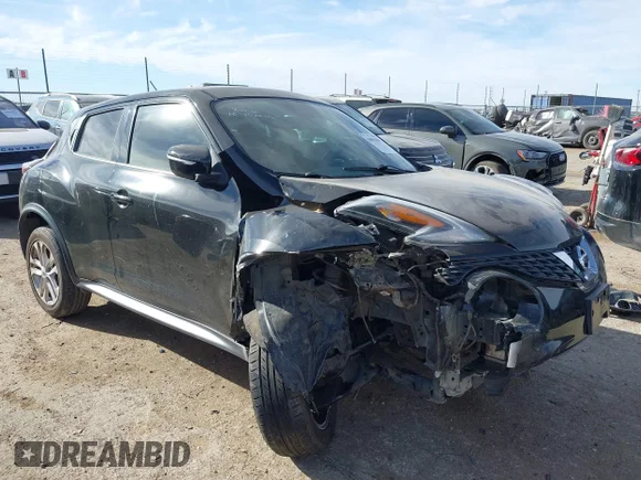 ✅ 2015 Nissan Juke SV • VIN: JN8AF5MRXFT508481 • Lot: 44052695. Listed on IAAI with 121,230 mi. Free auction sales archive from the USA and detailed vehicle history report at DreamBid. Image 1.