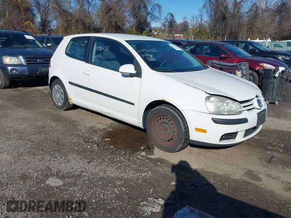 ✅ 2007 Volkswagen Rabbit • VIN: WVWBR71K87W231730 • Lot: 43796200. Listed on IAAI with 234,381 mi. Free auction sales archive from the USA and detailed vehicle history report at DreamBid. Image 1.