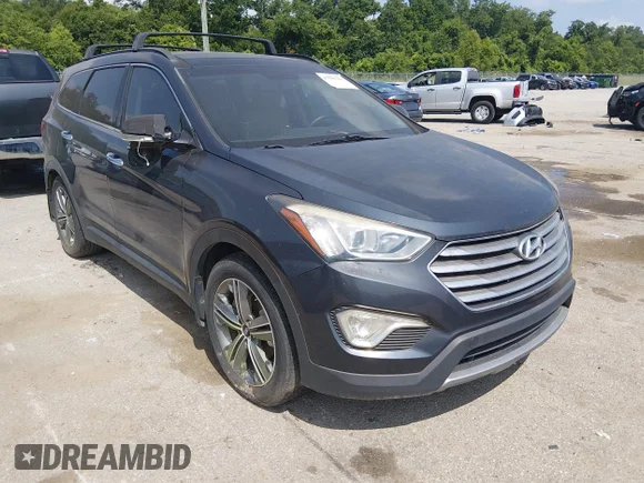 ✅ 2015 Hyundai Santa Fe GLS • VIN: KM8SR4HF0FU128525 • Lot: 45509363. Wystawiony na IAAI z przebiegiem 107 229 mil. Bezpłatny archiwum sprzedaży aukcyjnych z USA i szczegółowy raport historii pojazdu na DreamBid. Zdjęcie 1.
