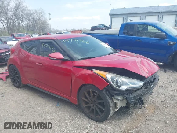 ✅ 2013 Hyundai Veloster Turbo • VIN: KMHTC6AE7DU138145 • Лот: 44741768. Опубликован ранее на IAAI с пробегом 122 166 миль. Бесплатный доступ к архиву аукционных продаж из США и подробный отчёт об истории автомобиля на DreamBid. Изображение 1.