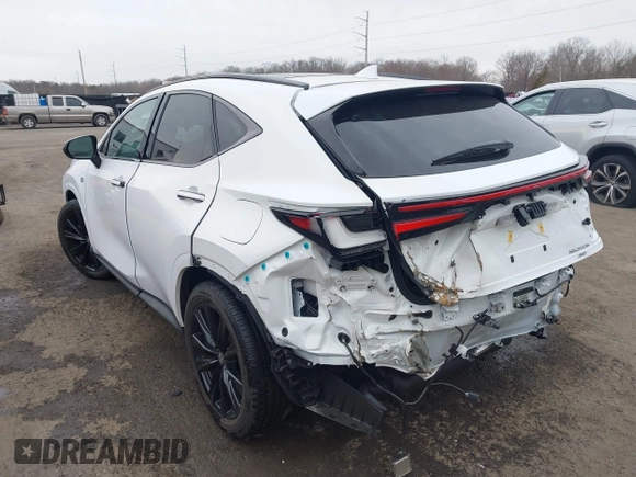 ✅ 2026 LEXUS NX 350H F SPORT HANDLING • VIN: 2T2KKCEZ2TC060704 • Lot: 44486114. Wystawiony na IAAI z przebiegiem 8 274 mil. Bezpłatny archiwum sprzedaży aukcyjnych z USA i szczegółowy raport historii pojazdu na DreamBid. Zdjęcie 3.